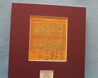 La Declaración de Independencia honrada con el sello de Thomas Jefferson