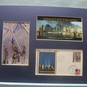 9/11 and the World Trade Center and the First Day Cover honoring First Responders & the New York Fire Department