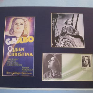 Hoolywood Film Legend - Greta Garbo em Queen Christina e capa do primeiro dia de seu próprio selo
