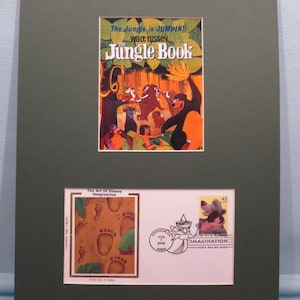 Walt Disney&#39;s &quot;The Jungle Book&quot;  and First Day Cover of the Jungle Book Stamp