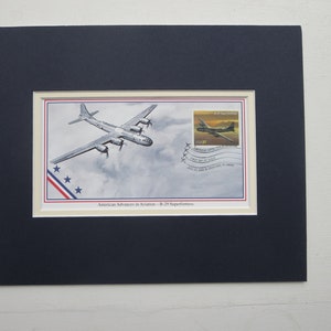 World War II = The U.S. Army Air Force and the B-29 Superfortress & First Day Cover of its own stamp