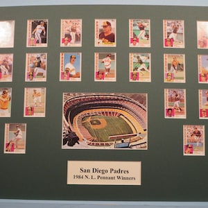 The San Diego Padres led by Tony Gwynn win the 1984 National League. Pennant
