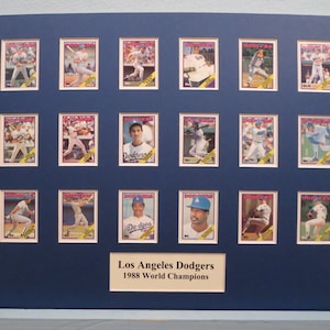 Los Angeles Dodgers managed by Tom LaSorda and led by  Steve Sax, Kirk Gibson and Ferando Valenzuela  - 1988 World Series Champions