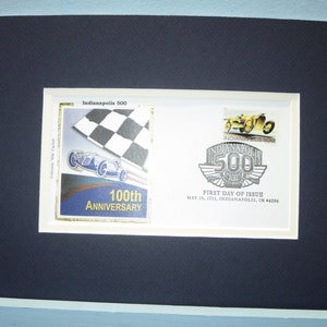 Honoring the Indianapolis 500 & First day Cover in honor of the Indy 500 Race