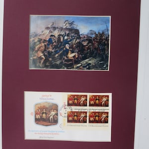 La Batalla de Saratoga - Benedict Arnold herido en la Batalla de Bemis Heights y la Batalla de Saratoga First Day Cover
