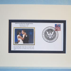 Barack Obama is Inaugurated President & Special Inauguration Commemorative Cover postmarked on the day of the Inauguration