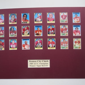 Kansas City Chiefs - 1969 A.F.L. Champions & Super Bowl IV Champs