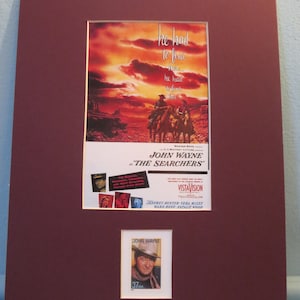 John Wayne in &quot;The Searchers&quot; directed by John Ford co-starring Natalie Wood honored by his own stamp