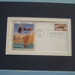 The Art of Fly Fishing  - the First Day Cover of the Royal Wulff Fishing Fly Stamp