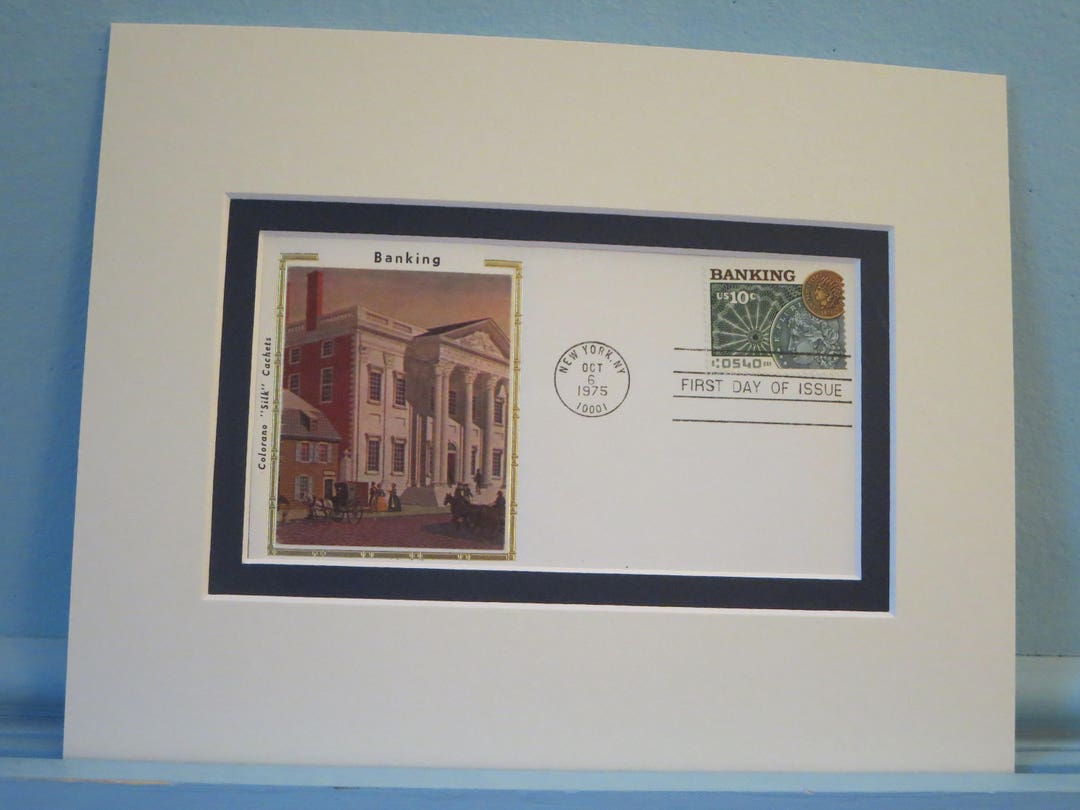 Honoring the Financial and Banking Industry & the First Day Cover of ...