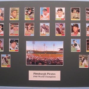Honoring the Pittsburgh Pirates - 1960 World Series Champions led by Hall of Famers Roberto Clemente and Bill Mazeroski