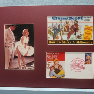 Marilyn Monroe - "The Seven Year Itch" and "How to Marry a Millionaire" and the First Day Cover of her own stamp