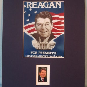 Ronald Reagan Runs for President honored by the Ronald Reagan stamp