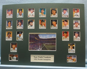 Los Yankees de Nueva York liderados por Mickey Mantle, Yogi Berra y Phil Rizzuto ganan la Serie Mundial de 1952