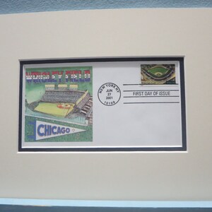 Wrigley Field, home of the Chicago Cubs & First Day Cover of its own stamp