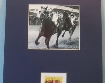 Honoring the Great Race Horse - Seabiscuit honored by the Horse Racing stamp