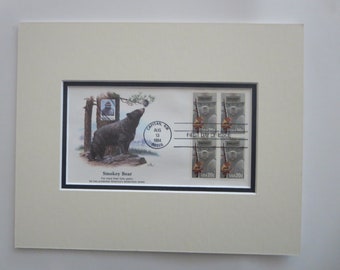The National Park Service - Smokey the Bear - &quot;Only You Can Prevent Forest Fires&quot; & First Day Cover