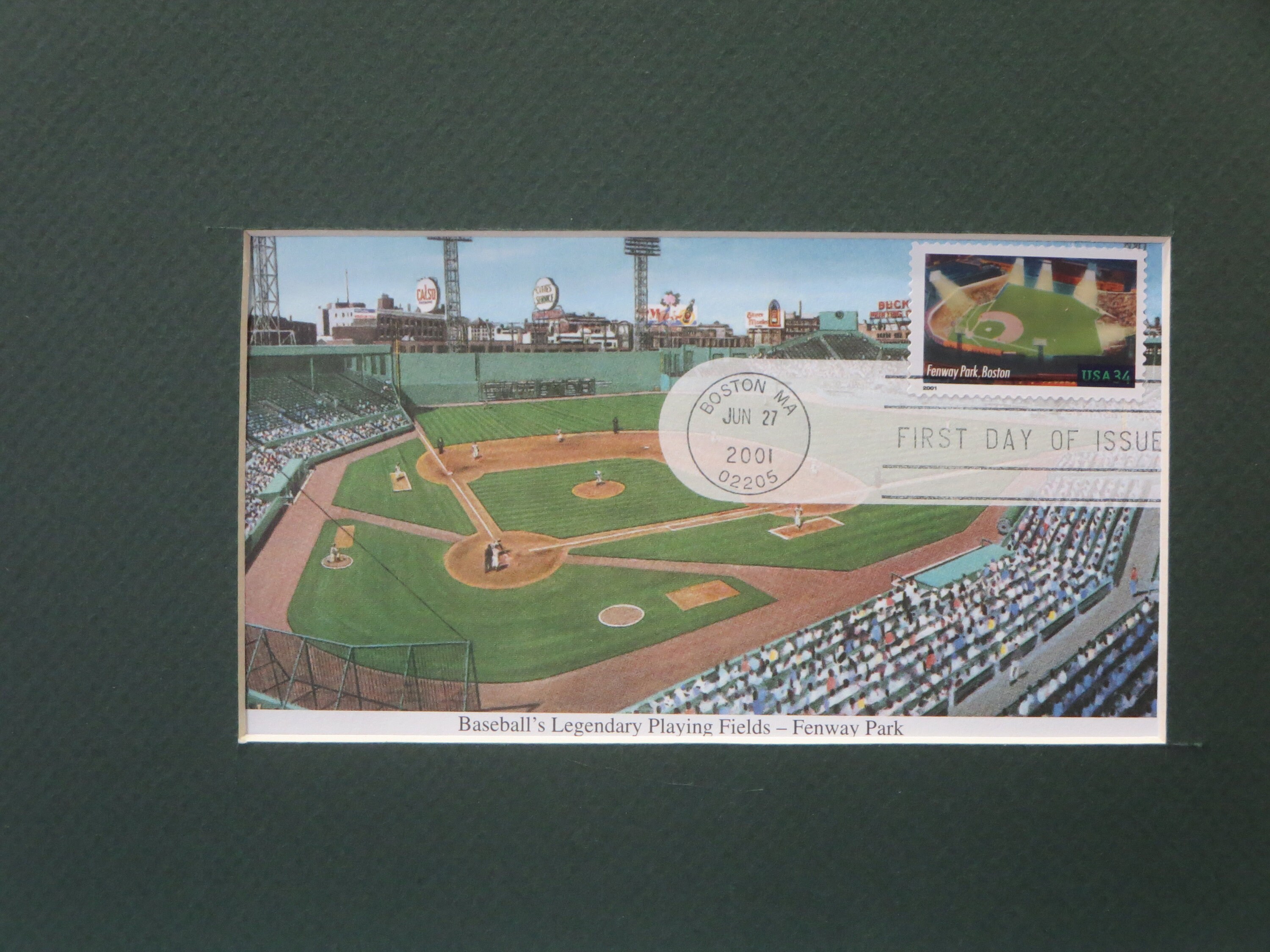 Fenway Park With Its the Green Monster, Home of the Boston Red Sox