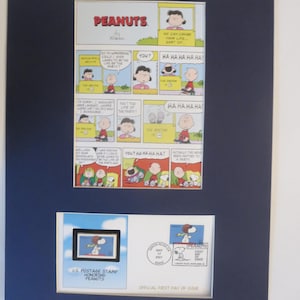 Peanuts featuring Snoopy, Charlie Brown and Lucy & First Day Cover