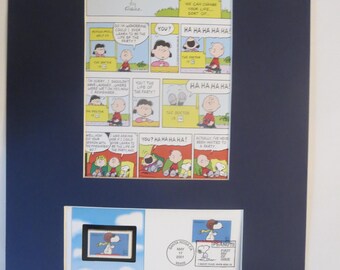 Peanuts featuring Snoopy, Charlie Brown and Lucy & First Day Cover