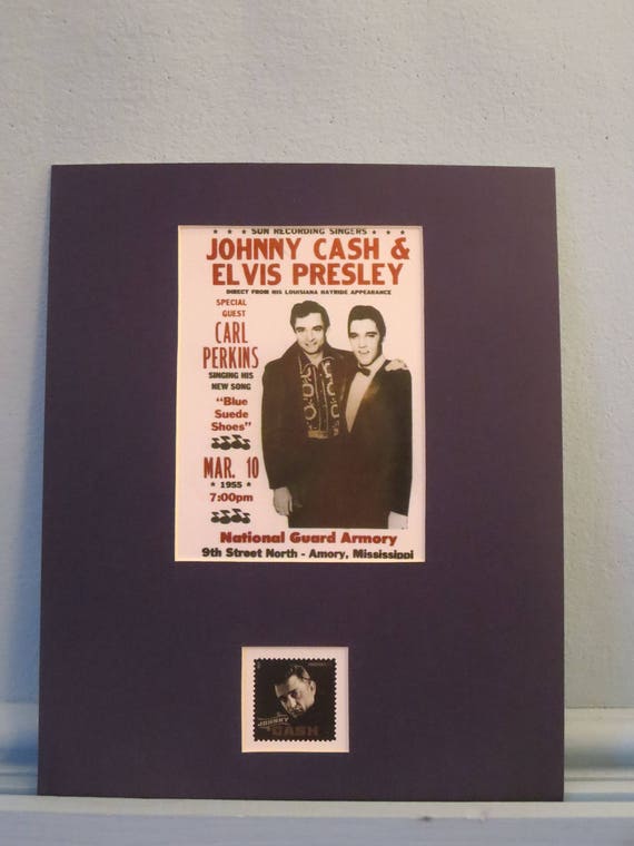 Elvis Presley Stamp Poster In A3 A4 Elvis Poster