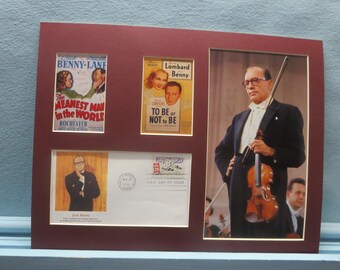 Jack Benny - To Be or Not To Be & The Meanest Man in the World and the First Day Cover of his own stamp