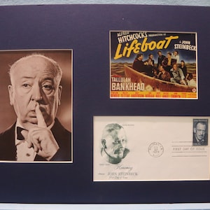 "Lifeboat" di Alfred Hitchcock scritto da John Steinbeck e First Day Cover of the John Steinbeck stamp