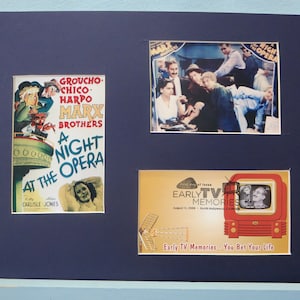 The Marx Brothers in &quot;A Night at the Opera&quot; and the First Day Cover of the Groucho Marx stamp