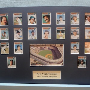 New York Yankees led by Thurman Munson, Reggie Jackson and Ron Guidry  - 1977 World Champions