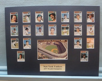 New York Yankees led by Thurman Munson, Reggie Jackson and Ron Guidry  - 1977 World Champions