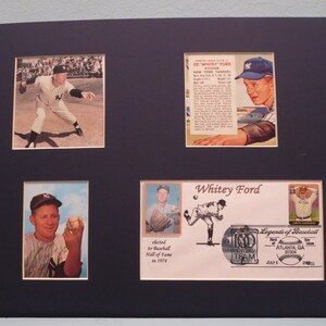 Baseball Hall of Famer and New York Yankee Great - Whitey Ford & First day Cover