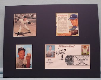 Baseball Hall of Famer and New York Yankee Great - Whitey Ford & First day Cover