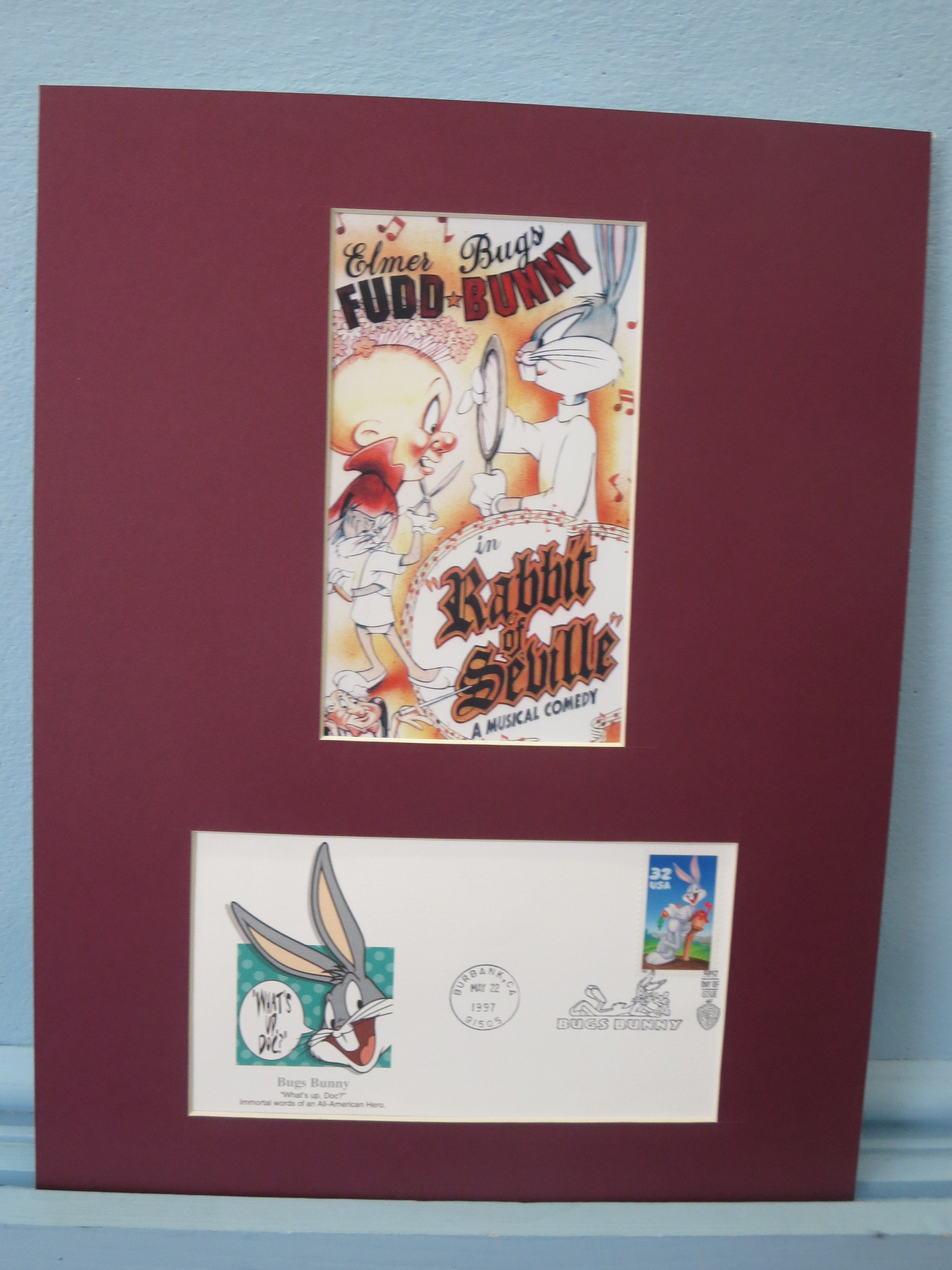 KINDER - WARNER BROS - LOONEY TUNES - Carte Collection - Autocollant Bugs Bunny EUR 5,00