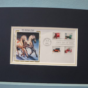Classic Old Time Famous Toys and the First day Cover of their own stamp