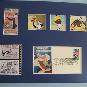 Die Sylvester en Tweety Bird - &quot;Ik Taut I Taw a Puddy-Tat&quot; en de eerste dag Cover van hun eigen stempel