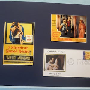 Tennesee Williams in  A Streetcar Named Desire with Marlon Brando & First Day Cover