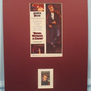 James Dean stars in  Rebel without a Cause honored by his own stamp