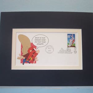 Warner Brothers - Saluting Yosemite Sam and the First Day Cover of the Bugs Bunny stamp