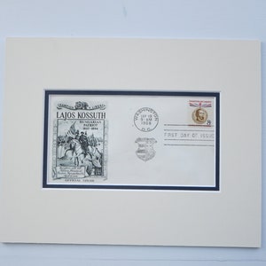 The Hungarian Revolution of 1848 led by Lajos Kossuth & First Day Cover of his stamp