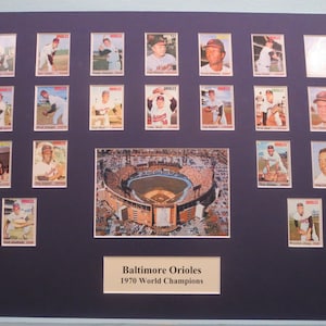 Honoring the Baltimore Orioles- 1970 World Series Champions led by Hall of Famer  Frank Robinson and Brooks Robinson