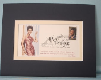 Music legend - Lena Horne and the First Day Cover of her own stamp