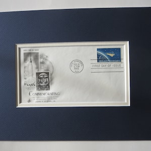 NASA - Project Mercury - John Glenn, the First American into Space & First Day Cover of Project Mercury stamp