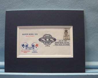 San Francisco 49ers led by Joe Montana win Super Bowl XIX & Commemorative Cover