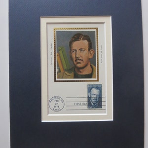 Honoring John Steinbeck - author of "The Grapes of Wrath" & First Day Cover of his ownstamp
