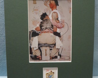 The Tattoo Artist de Norman Rockwell honoré par son propre timbre