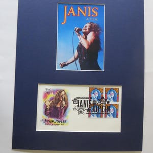 Rock and Roll Legend - Janis Joplin & the First day Cover of her own stamp