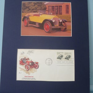 The Stutz Bearcat Automobile & First Day Cover of its own stamp