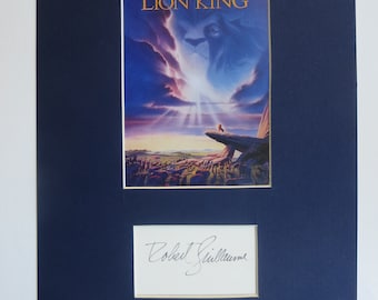 Disney's "The Lion King" & Robert Guillaume autograph as the voice of Rafiki