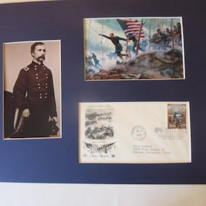 Joshua Chamberlain - Chamberlain&#39;s Charge & First Day Cover for the Battle of Gettysburg stamp