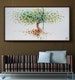Tree Original oil painting on canvas, textured art, tree of life , Large size painting, Gives extremely good vibes, by Koby Feldmos 